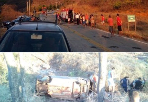 Dois acidentes foram registrados na Serra das Almas, trecho da BA-148