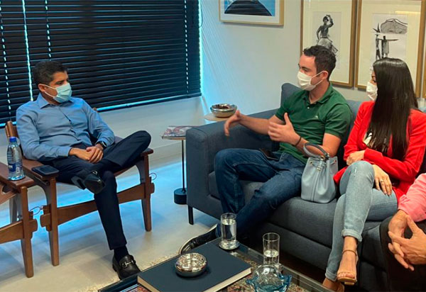 ACM Neto recebe Fabrício em Salvador e os dois selam aliança para 2022