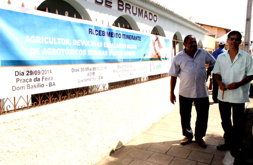 Brumado: Embalagens de agrotóxicos serão coletadas dia 02 de outubro
