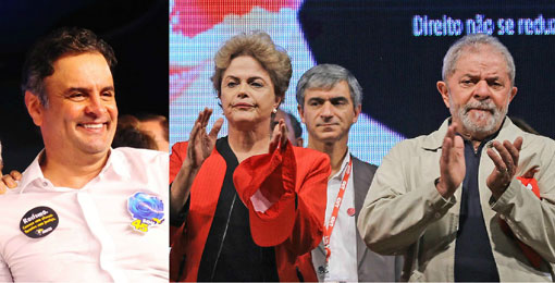 Aécio supera Lula e rejeição de Dilma é de 83,3% na Bahia
