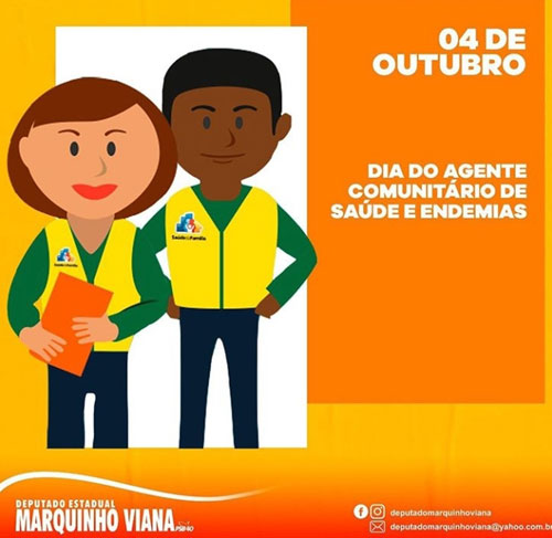 Deputado Marquinho saúda Dia do Agente Comunitário de Saúde e Endemias