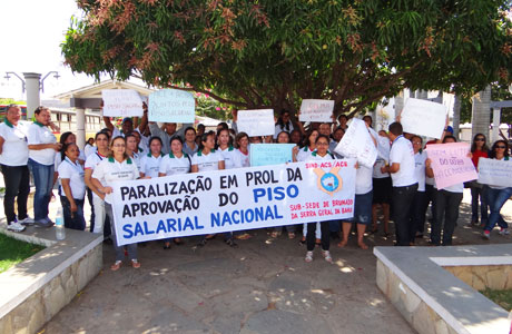 Agentes de Saúde e de Endemias de Brumado estão paralisados