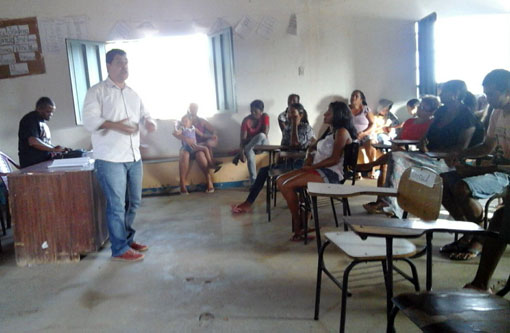 Brumado: Agno Meira participou de reunião na zona rural do município