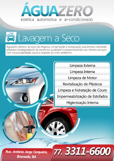 ÁguaZero - Lavagem de automóveis à seco