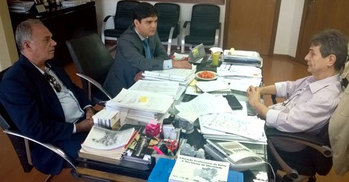Vitor Bonfim e Prefeito Aguiberto realizam audiências  em Salvador