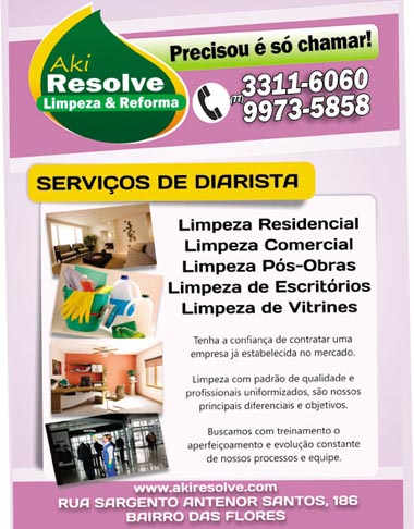 Aki Resolve - Limpeza Pós-obras