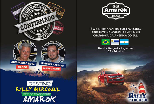 Aventura 4x4: dupla brumadense representará a Bahia no Rally Mercosul