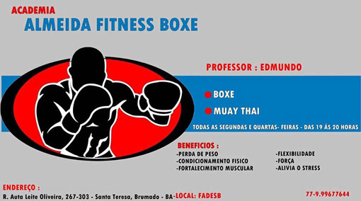 Brumado: venha conhecer a Academia Almeida Fitness Boxe