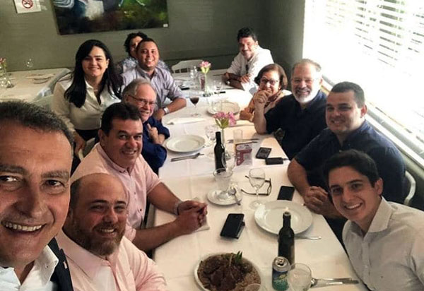 Deputado Marquinho Viana participa do almoço da Executiva do PSB