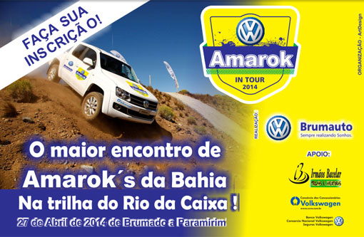 Brumado: Dia 27 de abril acontecerá o Amarok In Tour 2014