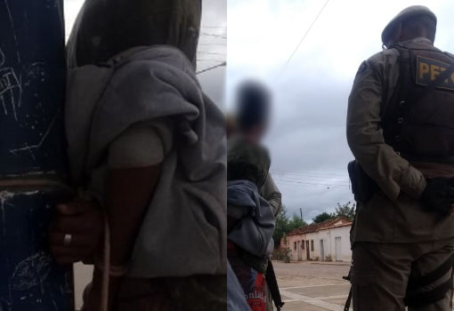 Brumado: suspeito de tentativa de roubo é capturado por moradores em Umburanas; ele foi amarrado até a chegada da PM