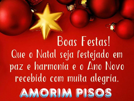 Brumado: Amorim Pisos deseja a clientes, colaboradores e amigos um Feliz Natal