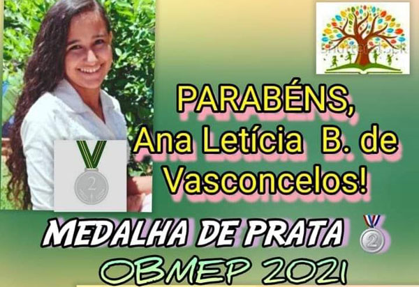 Brumado: Aluna do CMEAS conquista Medalha de Prata na OBMEP