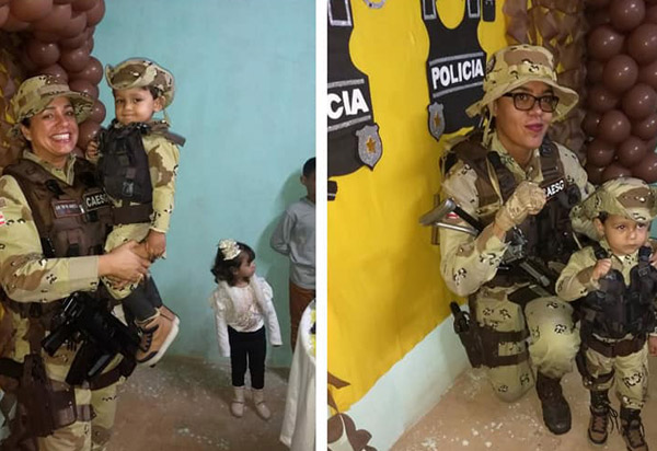 Menino de 3 anos ganha festa de aniversário com o tema Caesg em Vitória da Conquista 