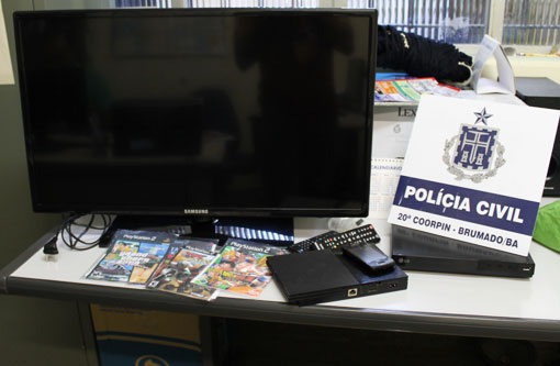 Brumado: Polícia Civil recupera eletrônicos roubados em arrombamento de casa