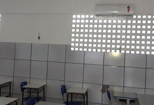 Brumado: prefeitura inicia instalação de ar-condicionado nas escolas do município