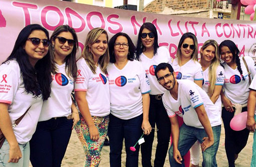 Aracatu realizou caminhada em prol da luta contra o Câncer de Mana