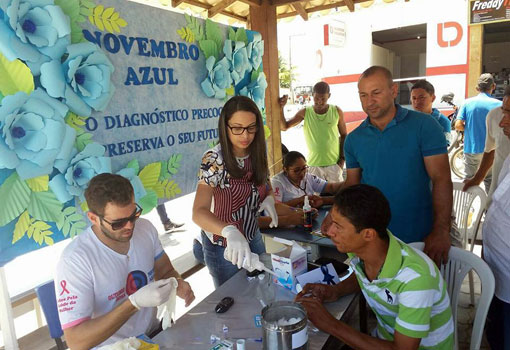 Aracatu: ações do Novembro Azul alertam homens para exames do câncer de próstata