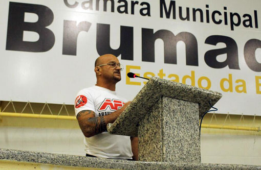 Brumado: Sensei César Aranha utiliza a Tribuna Livre para agradecer apoio do legislativo ao esporte