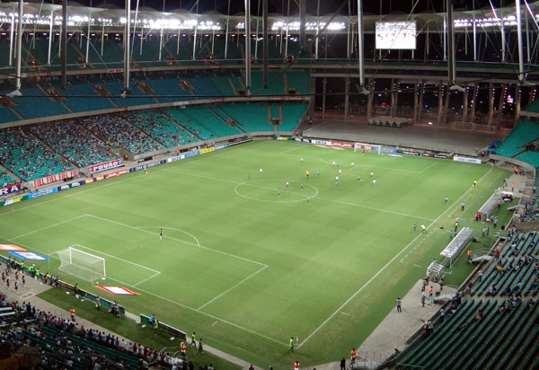 Arena Fonte Nova está pronta para voltar a sediar partidas