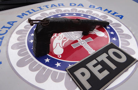 Brumado: Arma de fabricação caseira foi apreendida pela PM