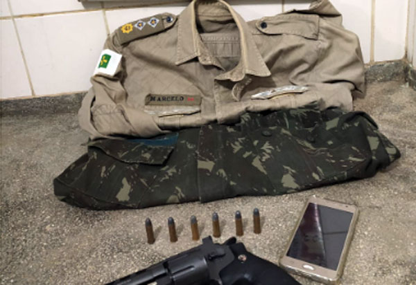 Homem é detido pela Caesg acusado de porte ilegal de arma em Iuiú