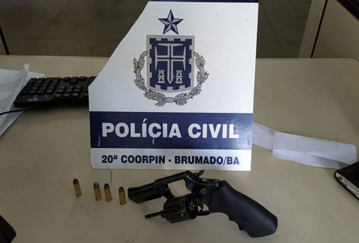 Brumado: Polícia Civil prende indivíduo e apreende arma de fogo no Distrito de Itaquarai