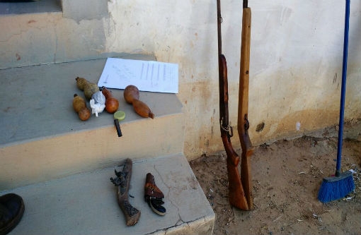Maetinga: Policias Civil e Militar prendem homem com armas e munições