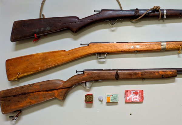 Em menos de 24h, Cipe Chapada apreende nove armas