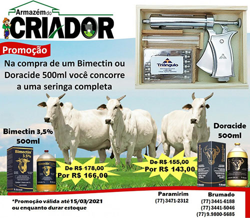 Confira as promoções do Armazém do Criador