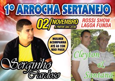 Brumado: Neste sábado tem Arrocha Sertanejo no Rossi Show
