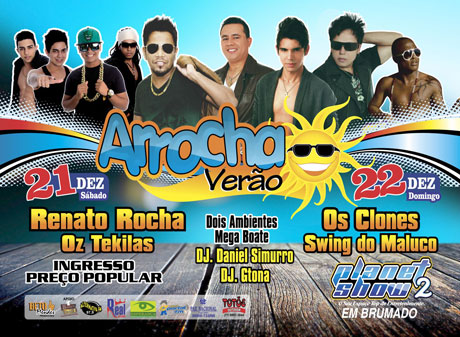 Brumado: Dias 21 e 22 tem o Verão Arrocha 2013