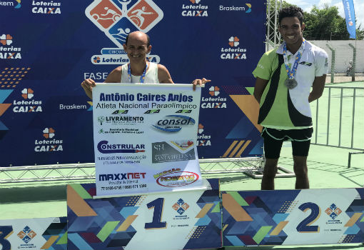 Atleta Antônio Caires Anjos conquista medalha de ouro no circuito Loterias Caixa Paraolímpico em Aracaju e conquista vaga para disputa nacional 