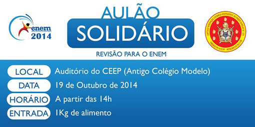 Brumado: Ordem DeMolay realizará neste domingo Aulão Solidário