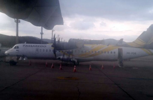 Brumadense estava no voo de SP para Vitória das Conquista que teve problema nas turbinas e fez pouso de emergência