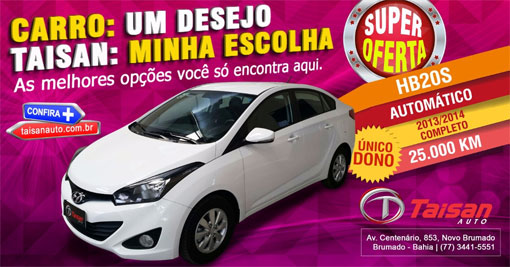 Brumado: Taisan sua melhor opção em automóveis