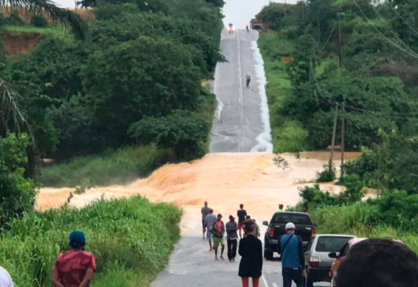 Governo do Estado decreta situação de emergência em 24 municípios atingidos pelas chuvas