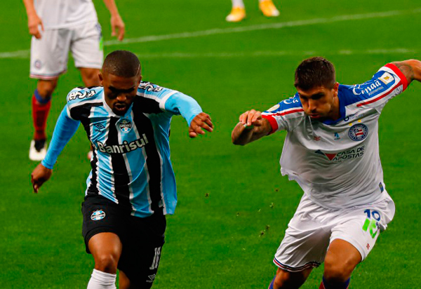 Grêmio bate o Bahia pelo Brasileirão