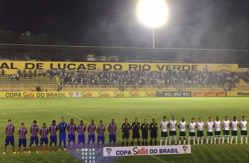 Bahia empata em 0x0 com o Luverdense pela Copa do Brasil