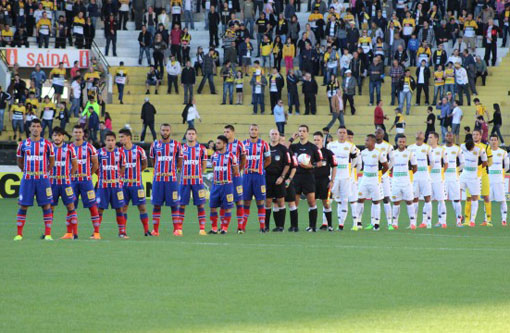 Série B: Bahia perde para Criciúma, mas continua no G-4