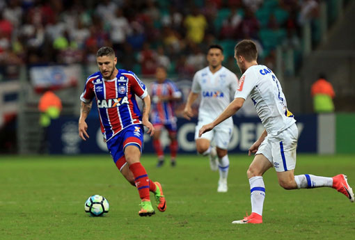 Bahia bate o Cruzeiro na Fonte Nova e termina rodada em 6º