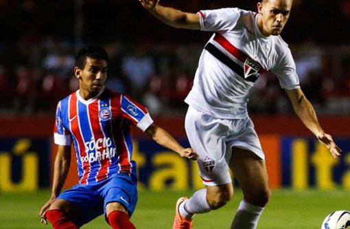 Bahia perde para o São Paulo