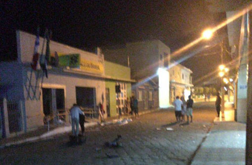 Mortugaba: agência do Banco do Brasil foi explodida na madrugada de hoje (06)