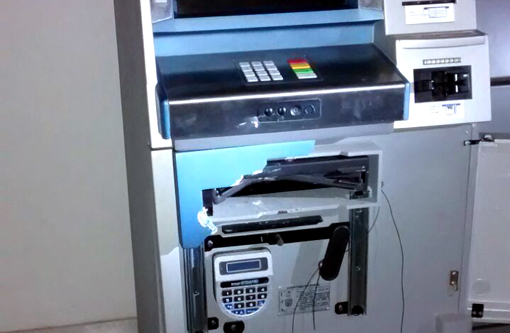 Ituaçu: Bandidos tentam explodir caixa eletrônico do Banco do Brasil