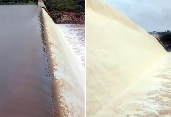 Brumado: barragem de Cristalândia sangra pela segunda vez este ano