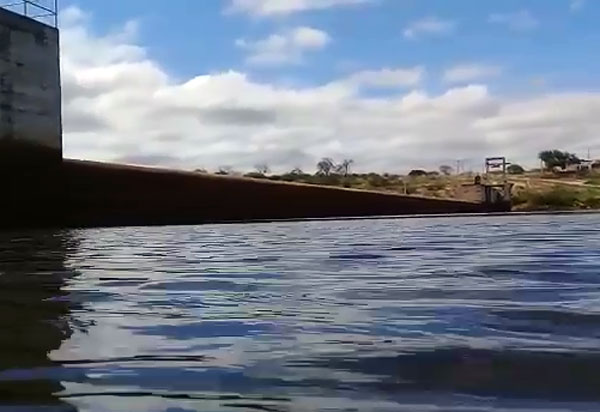 Brumado: lâmina d'água da barragem de Cristalândia baixa 2.83 metros