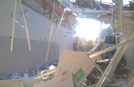 Agência do BB de Oliveira dos Brejinhos foi destruída por bandidos