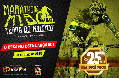Beto Bike convida a população para a Marathona MTB 'Terra do Minério'