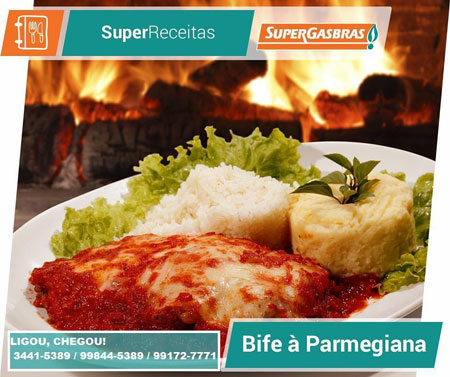 Super receitas - Lidergas Supergasbras: Bife à Permegiana