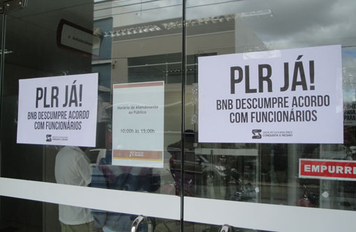  Bancários do BNB paralisam as atividades em Brumado